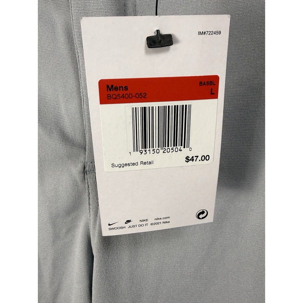 NEW Nike Vapor Select Baseball Knicker 3/4 Pants Gray BQ5400-052 Men's MSRP $47 - Picture 3 of 7
